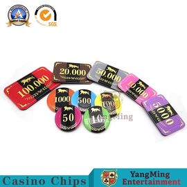 Factory Supply 3.3mm Thickness Professional Poker UV Light Chips With Aluminum Security Chips Case