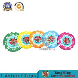 Customised Printable ABS Laser Poker Chips 75*45,81*55MM 760PCS