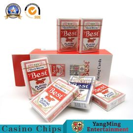 Simple Casino Poker Cards Blue core Papper Gambling Club Baccarat Table Games