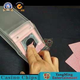 Plexiglass Brush Dealer Shoe Casino Shuffle For Gambling Texas Hold'em Poker Playing Cards