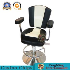 Luxury Casino Baccarat Gaming Chair / Adjustable Seat Height Poker Club Slot Machine Chair