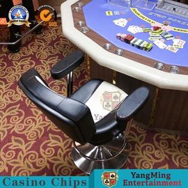 Luxury Casino Baccarat Gaming Chair / Adjustable Seat Height Poker Club Slot Machine Chair