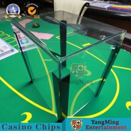 Casino Chips 1000pcs Case Classic Acrylic Poker Chip Fully Transparent Carrier for 40MM or 43MM Poker Chip With Handle