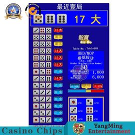 Gambling Sicbo Macau Club Baccarat System With 24HD Display Screen Casino Table Single Screen Monitor