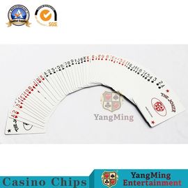 Black Paper Advertising Casino Playing Cards 88*58mm Good Resilience