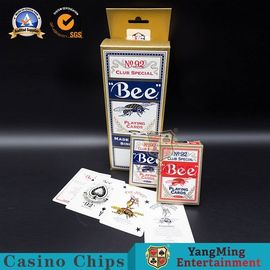 0.28-0.33mm Thickness Casino Playing Cards / OEM  Poker Cards