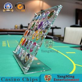 20pcs Poker Chips Holder Horizontal Section Roulette Casino Table Display