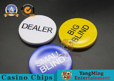 Texas Hold ' Em Casino Game Accessories Win Mark Texas Holdem PS Plastic Poker Dealer Button