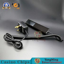 Casino Chip Counterfeit Money Detector Machine / Gambling UV Light Poker Chips Scanner