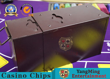 Official Cash Tip Poker Chips Toke Box / Casino Drop Box With Locks Gambling Table Accessories