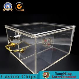 Safety Casino Game Accessories Roulette Nylon Two Rows Chips Discard Gambling Table Poker Chips Box