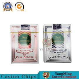 Blue Core Paper Playing Cards For Poker Club Panton Printing SGS Certficate