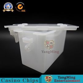 Full Matte Covered Acrylic Gift Box Casino 8 Deck Playing Cards Discard Holder