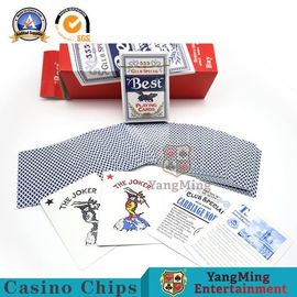 Domestic 280g Casino Playing Cards Custom Two Color CMYK Print Size 88*63mm