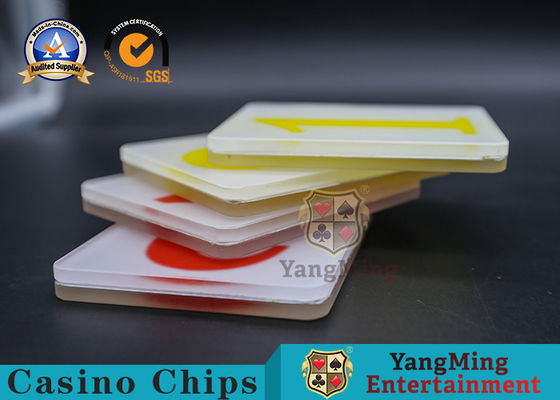 8mm Thickness Casino Game Accessories Number 1.2 Combination Cover Plate
