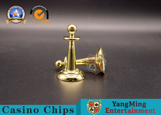 Copper Metal Roulette Betting Mark British Turntable Poker Table Chips Game