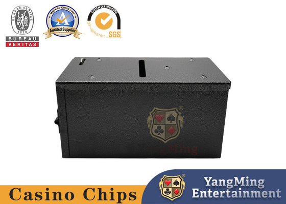 Baccarat Gambling Lockable Cash Box 1.5mm Thickness With Locks