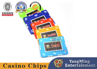 Anti Counterfeiting Casino Poker Chip Set Clay +Sticker