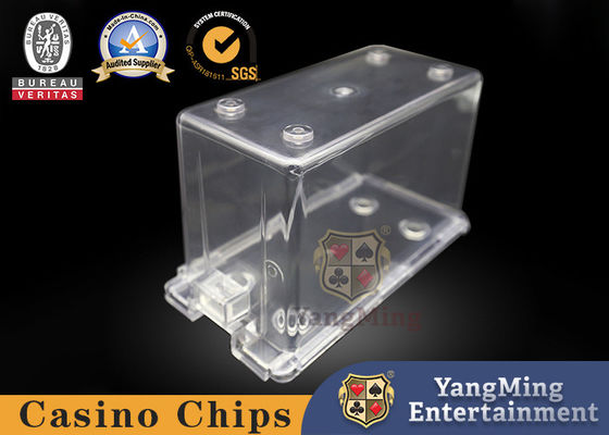 Buy Acrylic Transparent 8 Pairs Poker Card Gift Box Baccarat Casino Poker Table Dealer Cards Box online manufacture