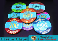 Mini Engraved Customizable Casino Poker Chips For Entertainment Venues Games