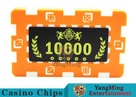 Good Printing Non - Faded Casino Royale Poker Chips With Special ABS Material