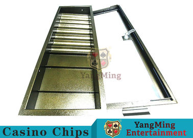 Buy Easy Operate Poker Chip 1 Layer Metal Rack Poker Table Chip Tray With Single Lock Encryption online manufacture