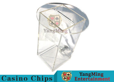 Buy Acrylic HD Transparency Poker Card Holder Gambling Discard Playing Cards Carrier With Lock online manufacture