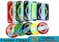 Acrylic Colorful Casino Poker Chip Set With High - Grade Materials Seiko Build
