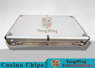 Aluminum Carrying Case For Casino Poker Chip Set  Metal Poker Chip Box For 600pcs