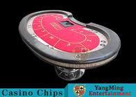 Professional Casino Game Table With 50mm High Elasticity Sponge Foreskin
