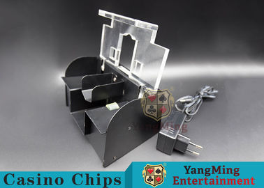 Buy Fully Automatic Metal 1-2 Deck Card Shuffler For Casino Playing Card Games New Poker Shuffler Of Factory Supply online manufacture