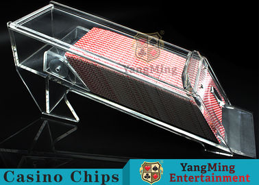 Buy 1.2kg Transparent Acrylic Casino Card Shoe With Excellent Light Transmission online manufacture
