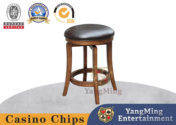 Customized Imported Solid Wood Swivel Dining Bar Chair Casino Poker Club High Chair