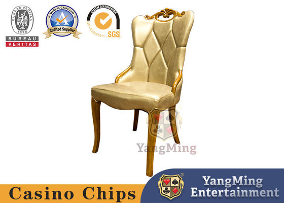 Premium Hotel Casino Poker Table Oak Dining Chair Game Custom Design Club Oak Dining Chair