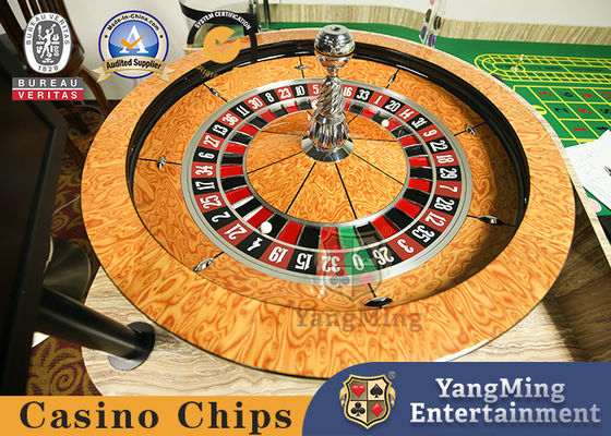 Buy International Casino Club 32 Inch Roulette Wheel Solid Wood Turntable With Resin Ball online manufacture
