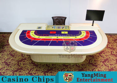 Buy Macao VIP Dedicated Casino Table Entertainment Poker Game Table Luxury 9 Players online manufacture
