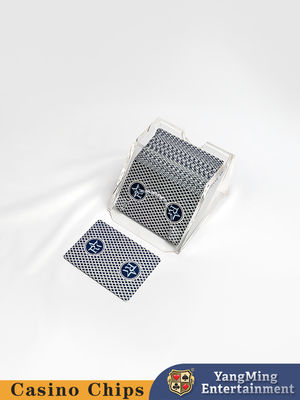 Buy Fully Transparent 2-Pack Poker Dealer Acrylic Black Jack Table Card Dealer online manufacture