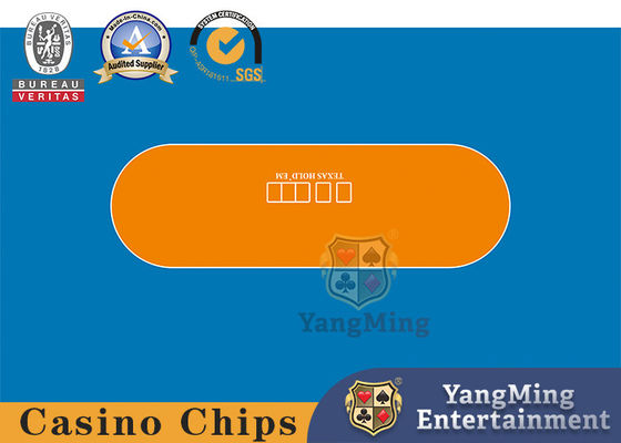 Buy Customized Texas Hold'Em Game Tablecloth For Casinos, Waterproof And Customizable Logo Color online manufacture