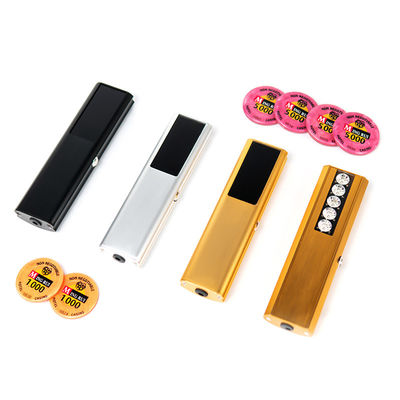 Buy Gold Black Wireless Charging Poker Chip Code Checker Casino Baccarat Poker Table Games online manufacture