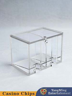 Buy Customized Waste Card Box For Gambling Tables, Acrylic Transparent Poker Card Sales Box online manufacture