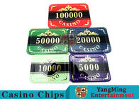 Customizable Casino Texas Holdem Poker Chip Set With UV Mark