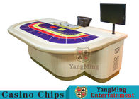 Macao VIP Dedicated Casino Poker Table / Entertainment Baccarat Tables for 9 Players