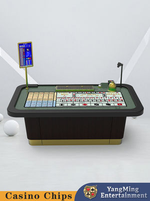 Buy Gold Electric Control Sic Bo Gambling Table VIP Lounge Customized LED Light Poker Table online manufacture