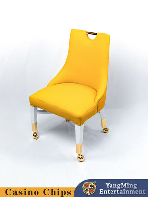 Buy Handheld Metal Pulley Dining Chair Gambling Table Customization Baccarat Texas Hold'Em Player Chair online manufacture