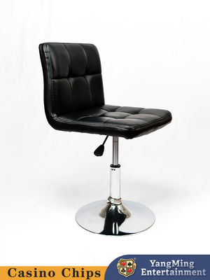 Buy Office Commercial Black Lift Chair Texas Club Baccarat Gambling Table Poker Game Dealer Chair online manufacture