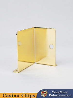 Buy 8 Sets Of Playing Cards, Waste Card Rack, Titanium Gold Metal Poker Table Top, Waste Card Box online manufacture