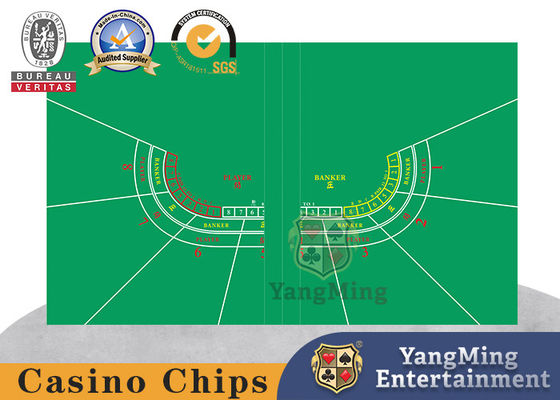 Buy Fine Fluff 7 Person Baccarat Folding Waterproof Poker Casino Table Layout Covers online manufacture