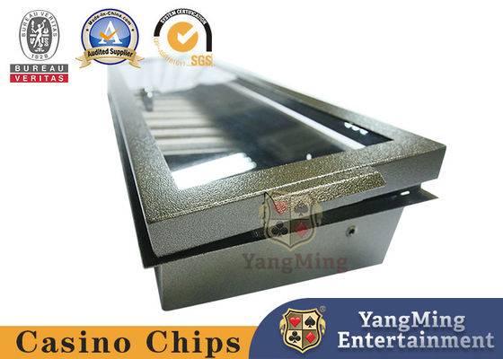 Buy Easy Operate Poker Chip 1 Layer Metal Rack Poker Table Chip Tray With Single Lock Encryption online manufacture