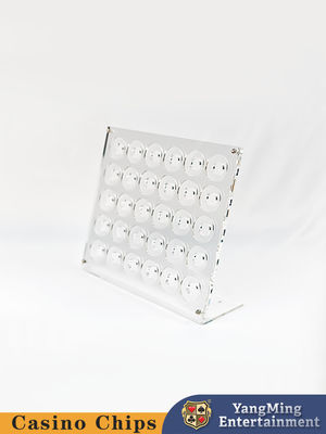 Buy Acrylic Chip Display Stand 30 Pieces Of Transparent Poker Chip Display Stand online manufacture