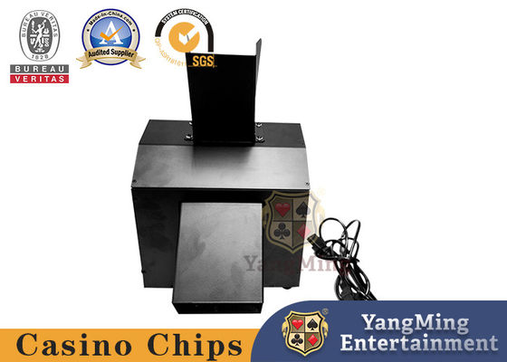 Buy Black Automatic Playing card Shredder Casino Poker Broken Card Machine Disposal Poker Kneader online manufacture
